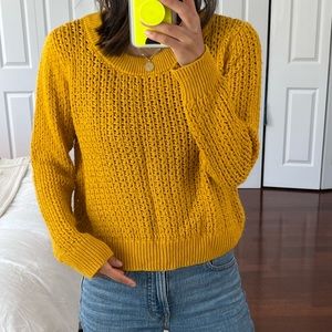 Yellow Knit Sweater